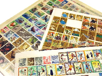 父親の集めていた<br>
                                切手Book