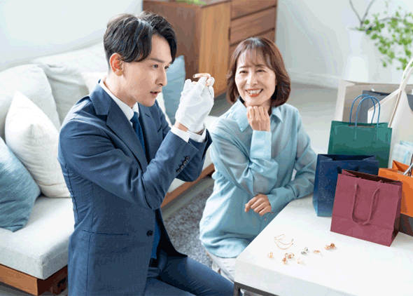 査定のお見積り風景